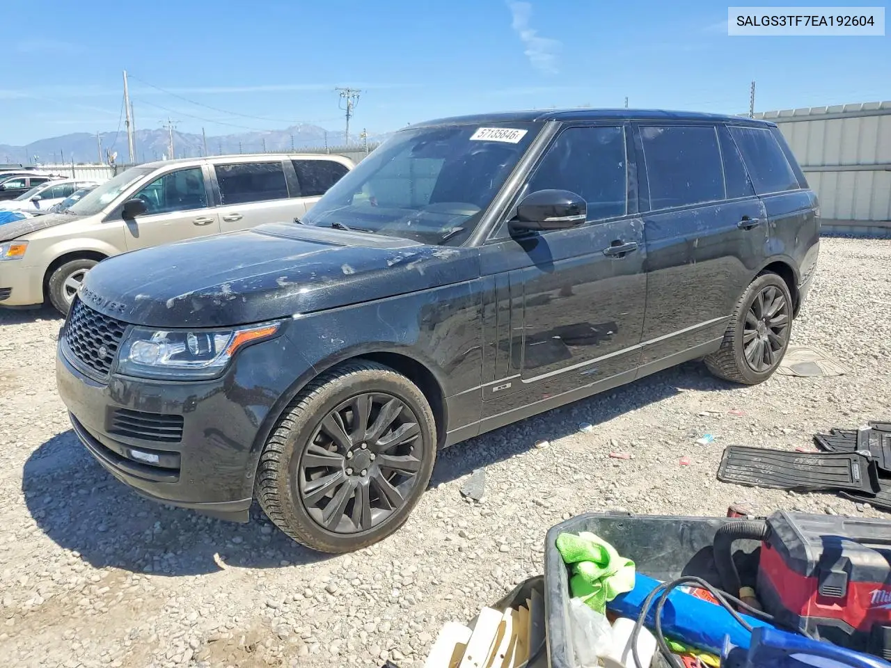 2014 Land Rover Range Rover Supercharged VIN: SALGS3TF7EA192604 Lot: 57135846