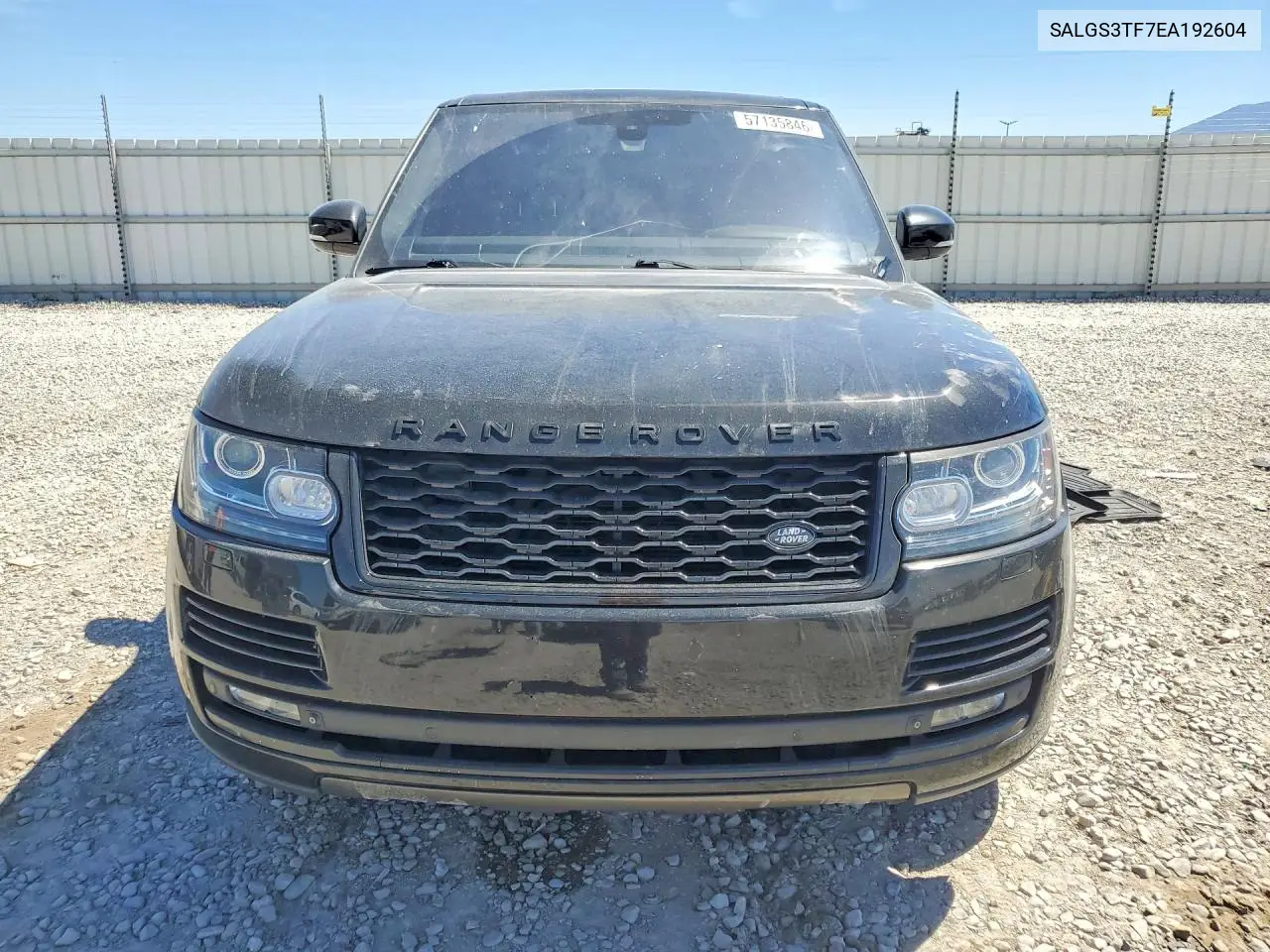 2014 Land Rover Range Rover Supercharged VIN: SALGS3TF7EA192604 Lot: 57135846