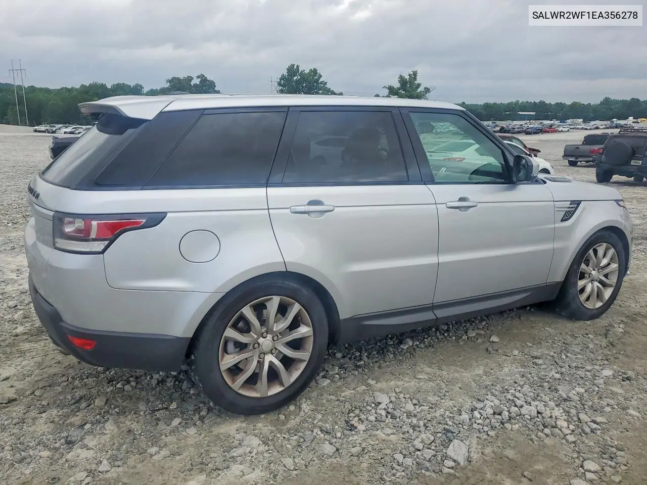 2014 Land Rover Range Rover Sport Hse VIN: SALWR2WF1EA356278 Lot: 57267006