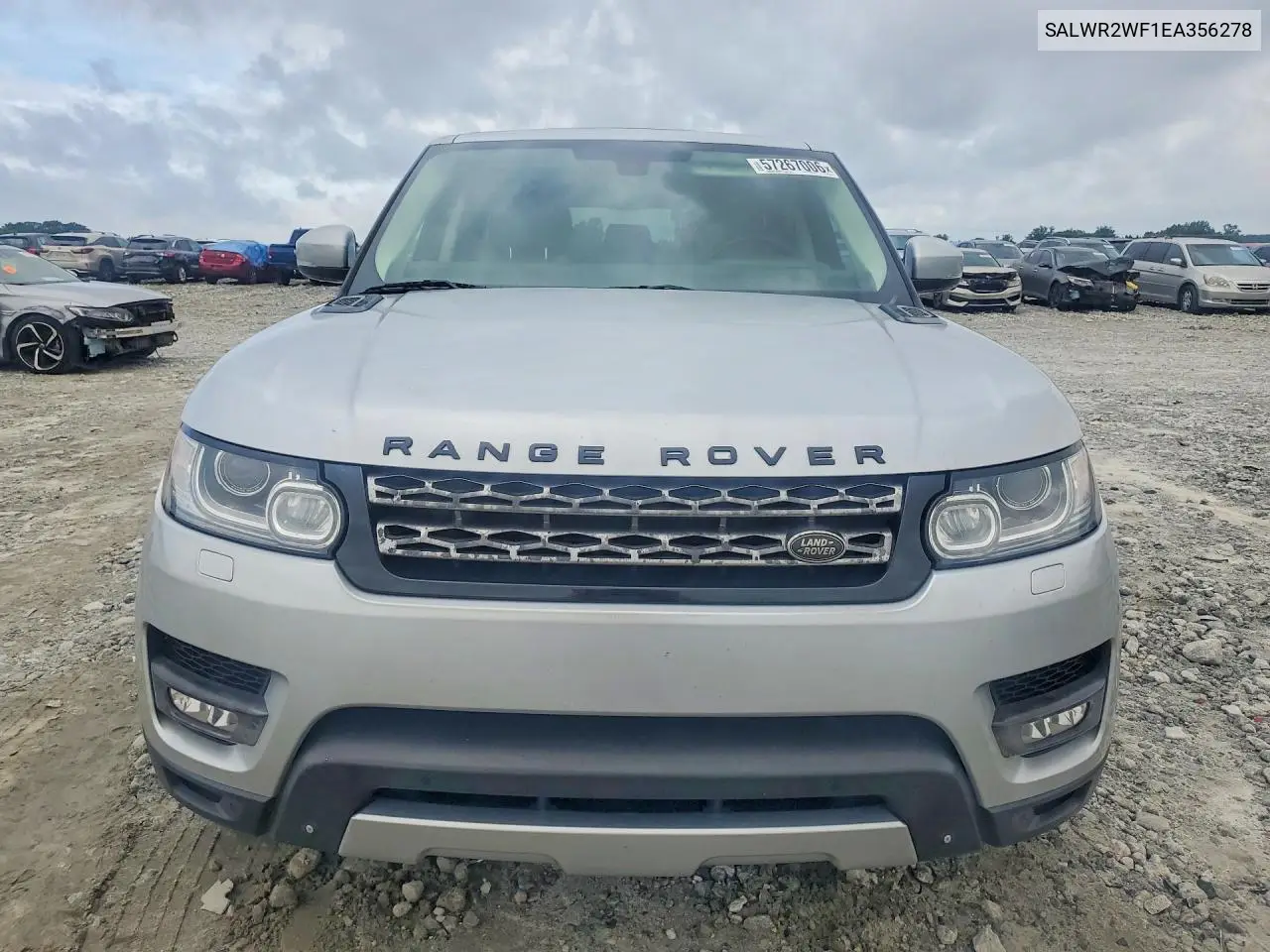 2014 Land Rover Range Rover Sport Hse VIN: SALWR2WF1EA356278 Lot: 57267006