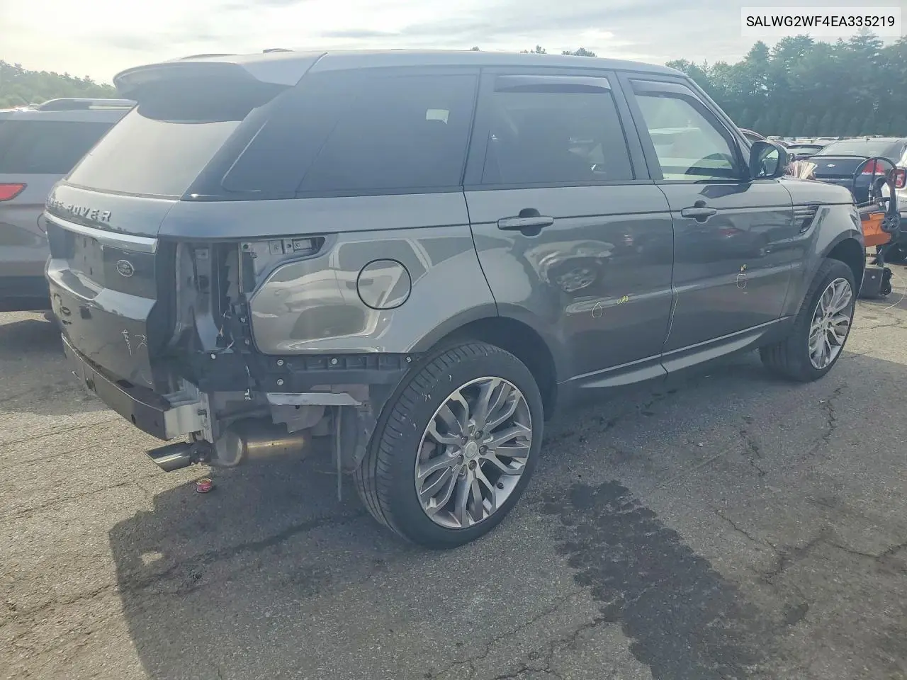 2014 Land Rover Range Rover Sport Se VIN: SALWG2WF4EA335219 Lot: 57779766