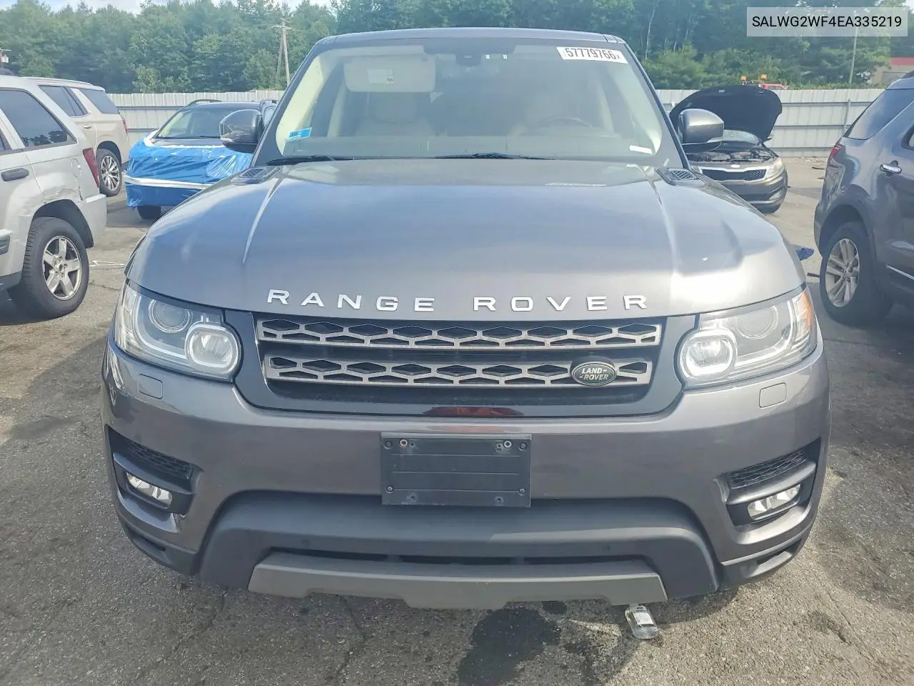 2014 Land Rover Range Rover Sport Se VIN: SALWG2WF4EA335219 Lot: 57779766