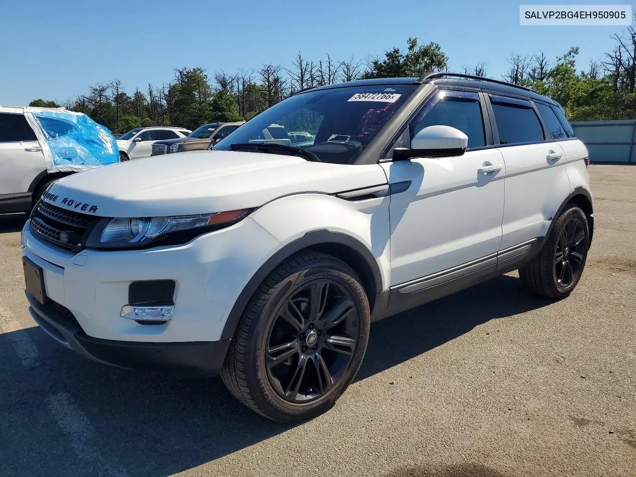 2014 Land Rover Range Rover Evoque Pure Plus VIN: SALVP2BG4EH950905 Lot: 58472766
