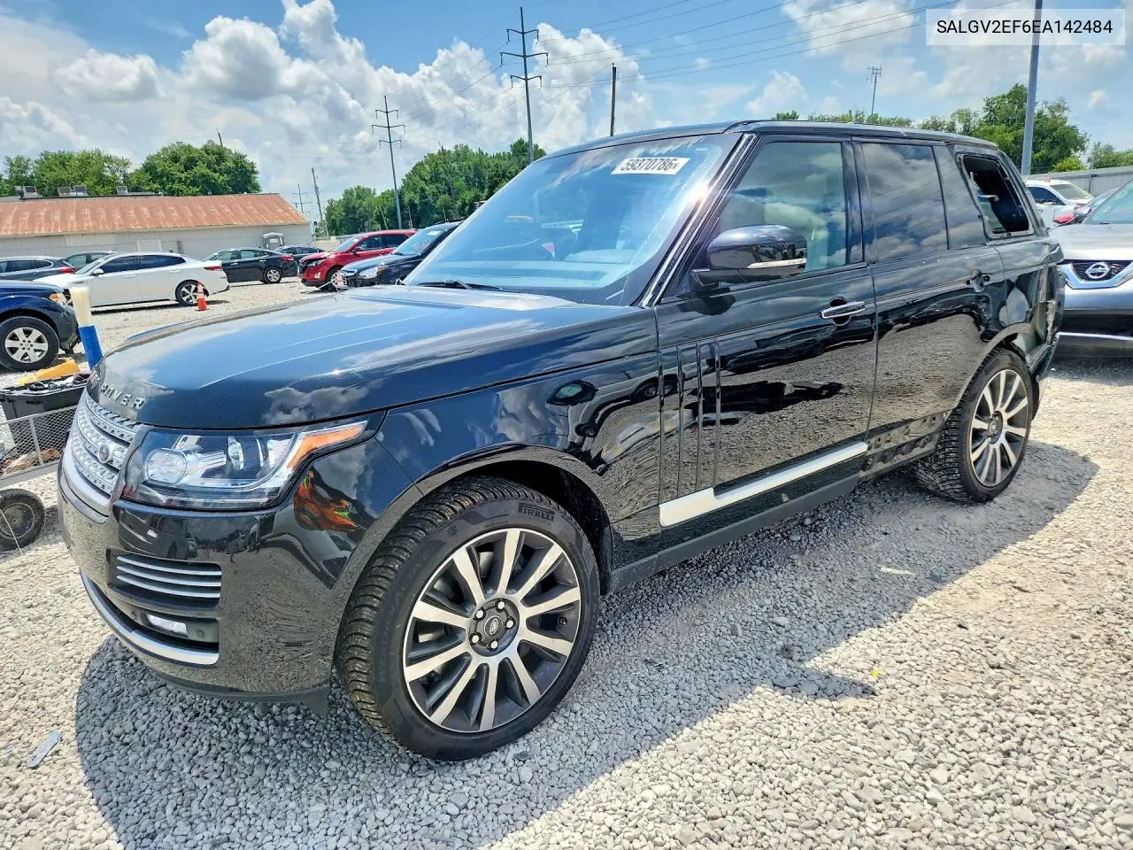 2014 Land Rover Range Rover Autobiography VIN: SALGV2EF6EA142484 Lot: 59370786