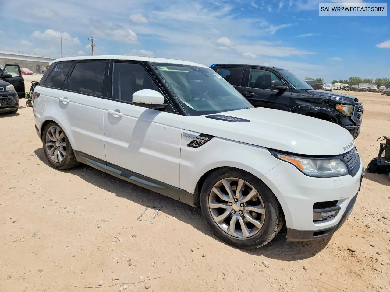 2014 Land Rover Range Rover Sport Hse VIN: SALWR2WF0EA335387 Lot: 59688716