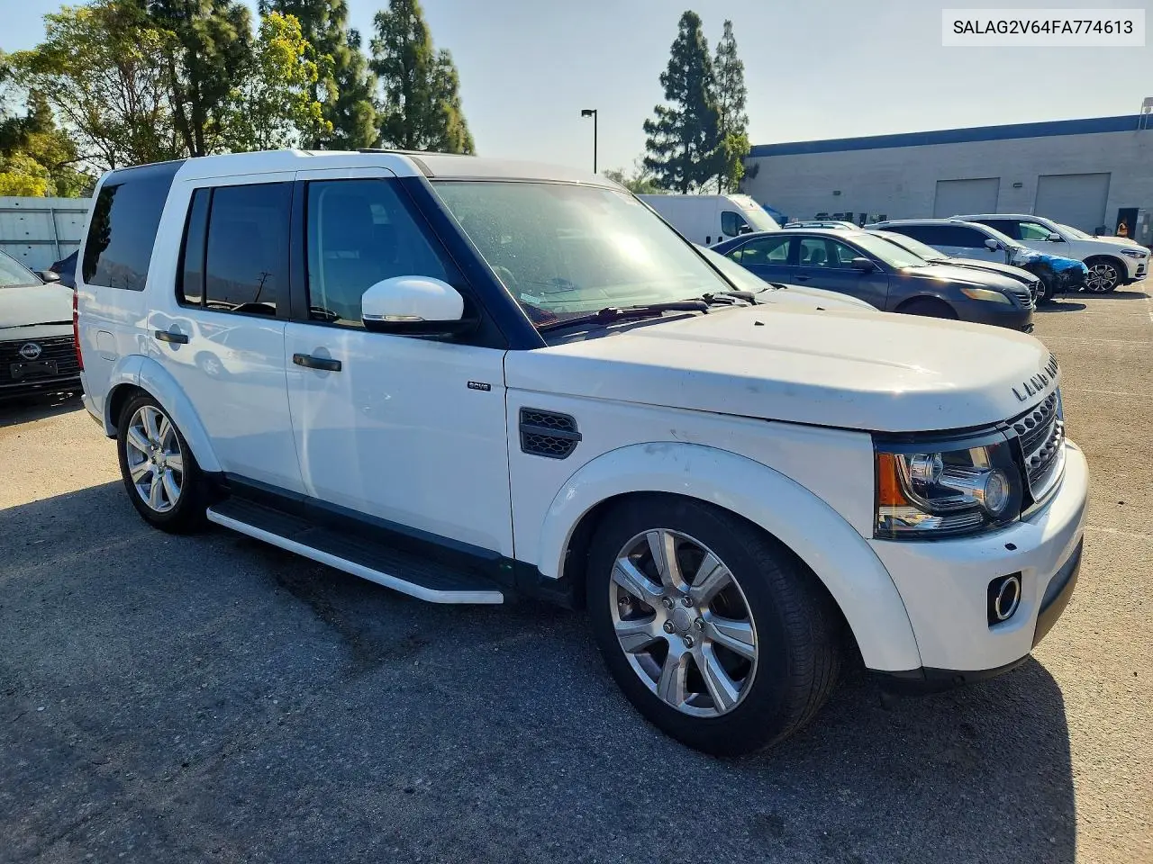 2015 Land Rover Lr4 Hse VIN: SALAG2V64FA774613 Lot: 55543106
