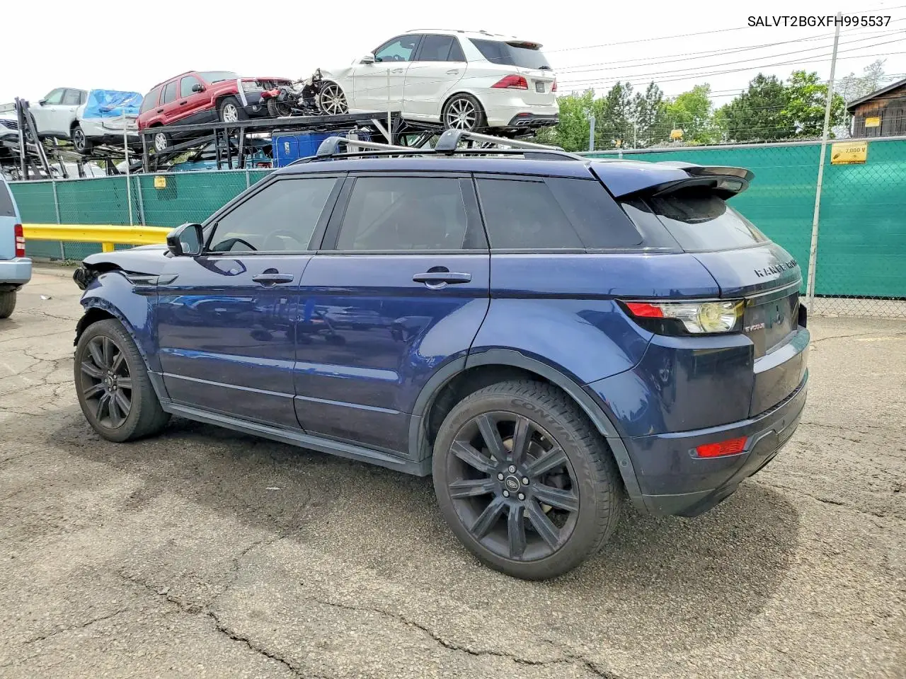 2015 Land Rover Range Rover Evoque Dynamic Premium VIN: SALVT2BGXFH995537 Lot: 55654346