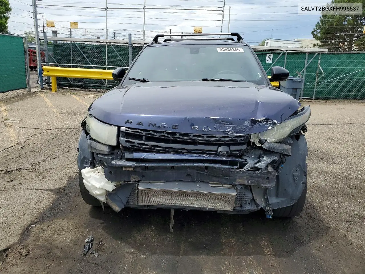 2015 Land Rover Range Rover Evoque Dynamic Premium VIN: SALVT2BGXFH995537 Lot: 55654346