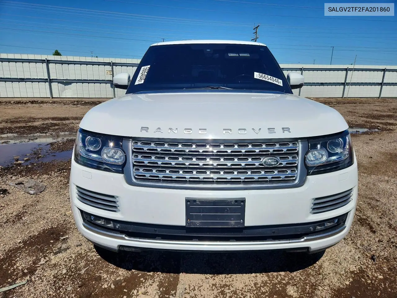 2015 Land Rover Range Rover Autobiography VIN: SALGV2TF2FA201860 Lot: 56654046
