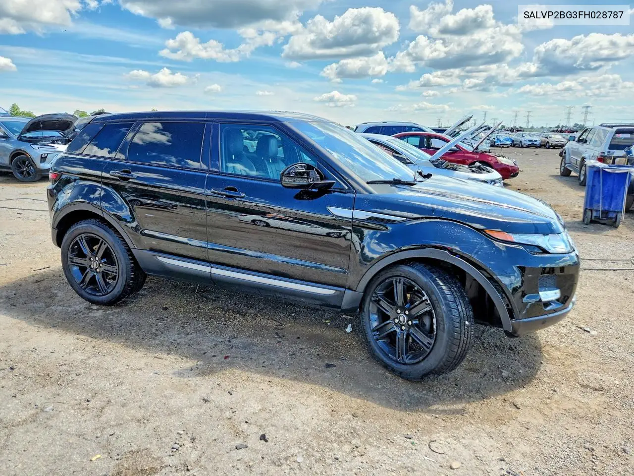 2015 Land Rover Range Rover Evoque Pure Plus VIN: SALVP2BG3FH028787 Lot: 58051876