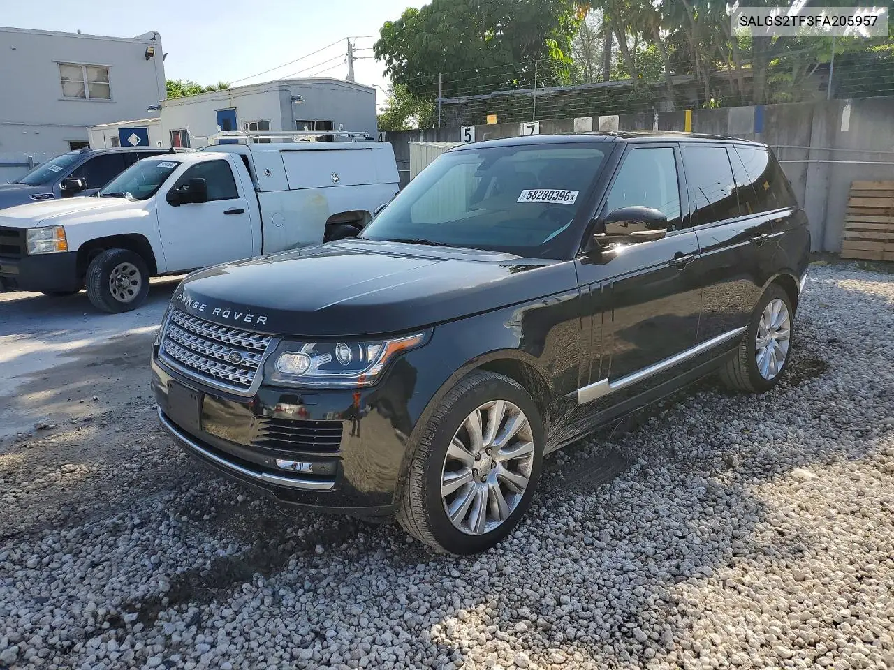 2015 Land Rover Range Rover Supercharged VIN: SALGS2TF3FA205957 Lot: 58280396