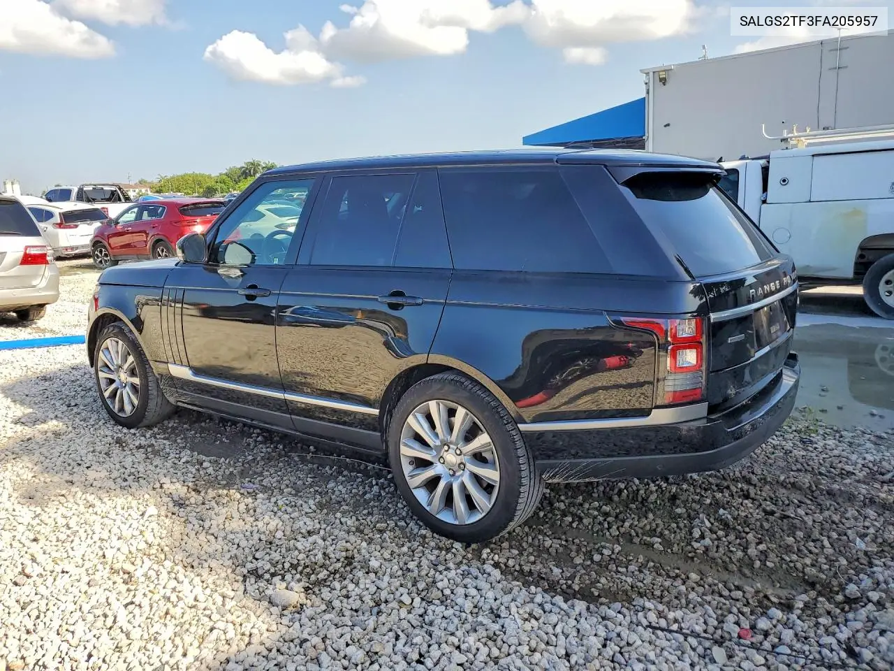 2015 Land Rover Range Rover Supercharged VIN: SALGS2TF3FA205957 Lot: 58280396
