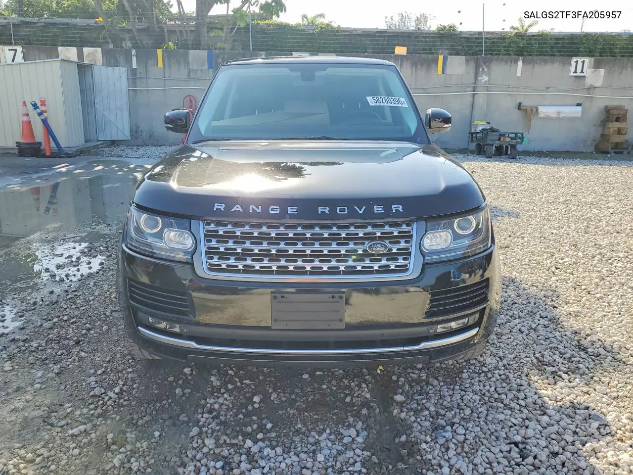 2015 Land Rover Range Rover Supercharged VIN: SALGS2TF3FA205957 Lot: 58280396