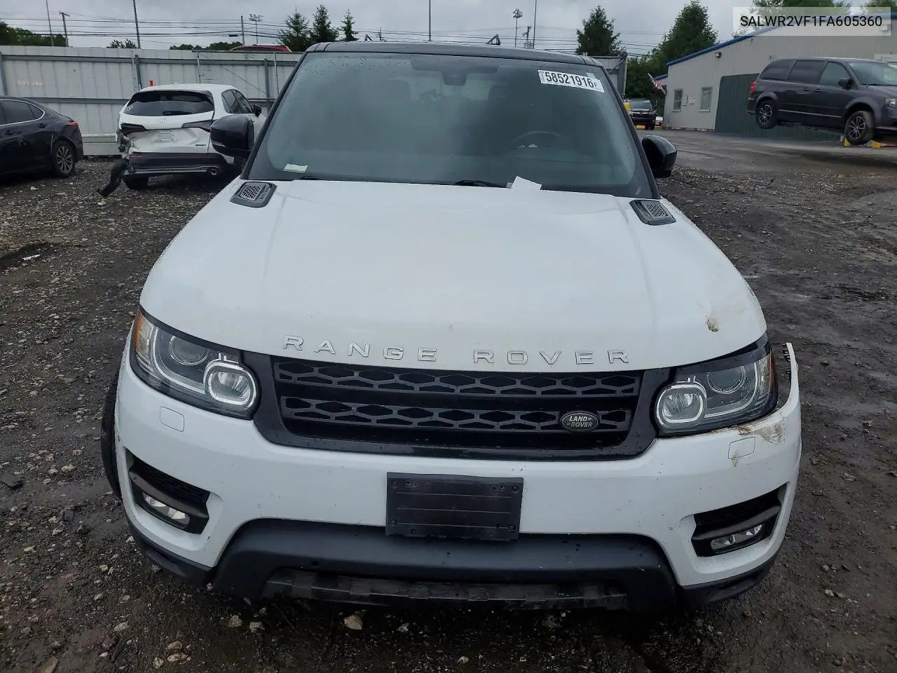 2015 Land Rover Range Rover Sport Hse VIN: SALWR2VF1FA605360 Lot: 58521916