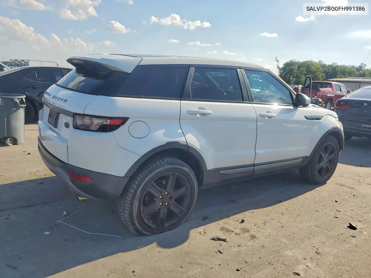 2015 Land Rover Range Rover Evoque Pure Plus VIN: SALVP2BG0FH991386 Lot: 58725046