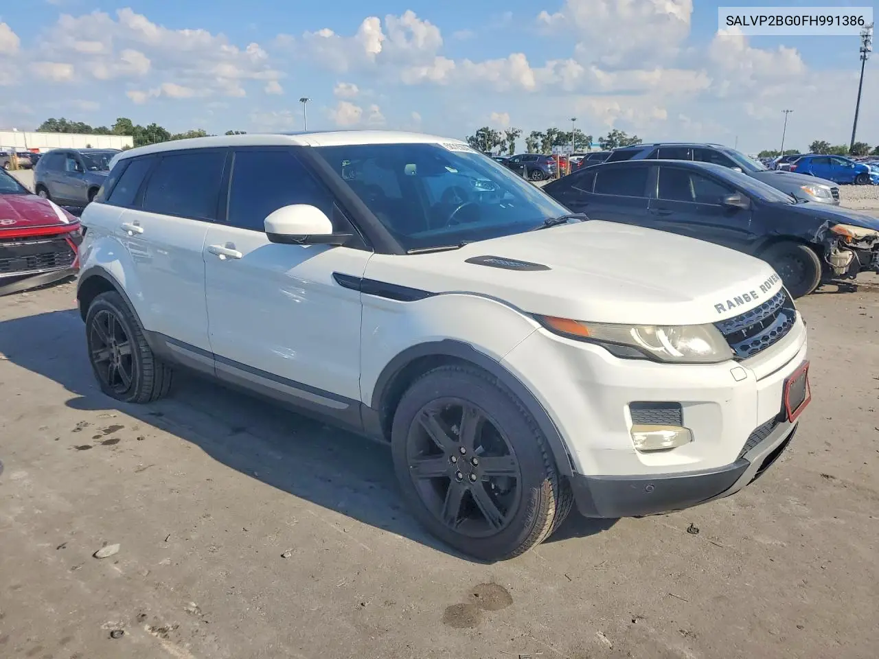 2015 Land Rover Range Rover Evoque Pure Plus VIN: SALVP2BG0FH991386 Lot: 58725046