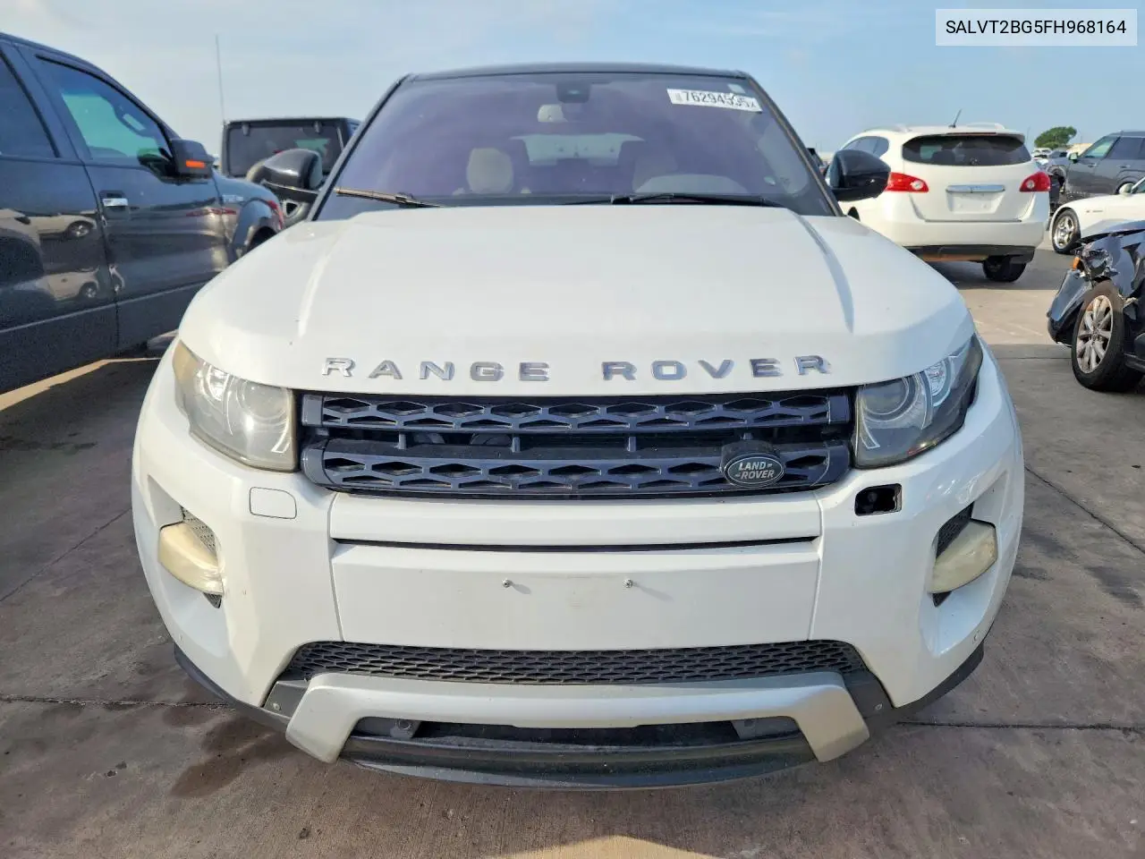2015 Land Rover Range Rover Evoque Dynamic Premium VIN: SALVT2BG5FH968164 Lot: 76294595
