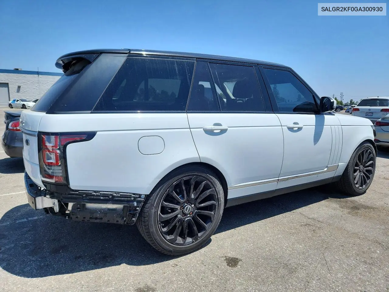 2016 Land Rover Range Rover VIN: SALGR2KF0GA300930 Lot: 53836626