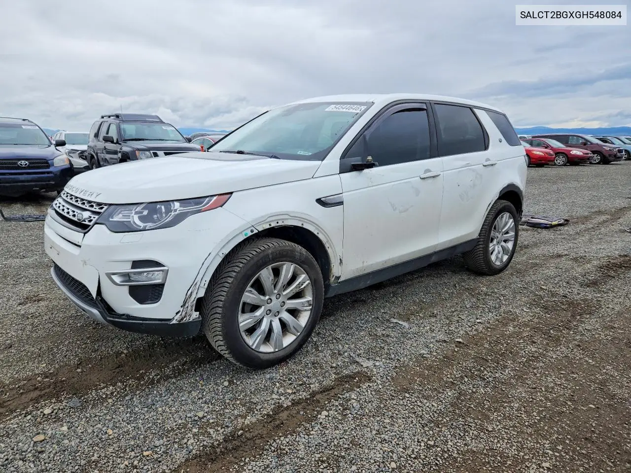 2016 Land Rover Discovery Sport Hse Luxury VIN: SALCT2BGXGH548084 Lot: 54544646