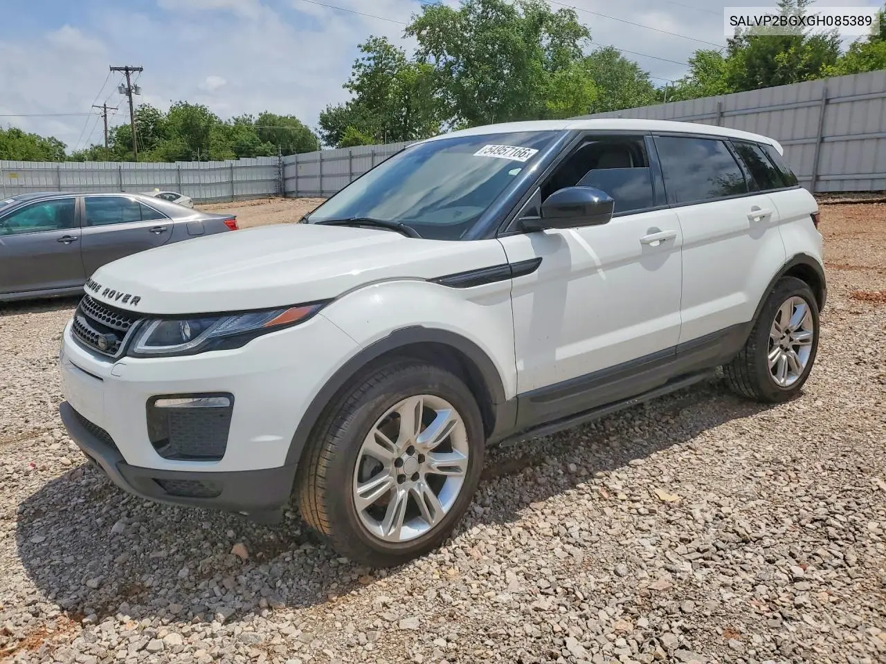 2016 Land Rover Range Rover Evoque Se VIN: SALVP2BGXGH085389 Lot: 54957166