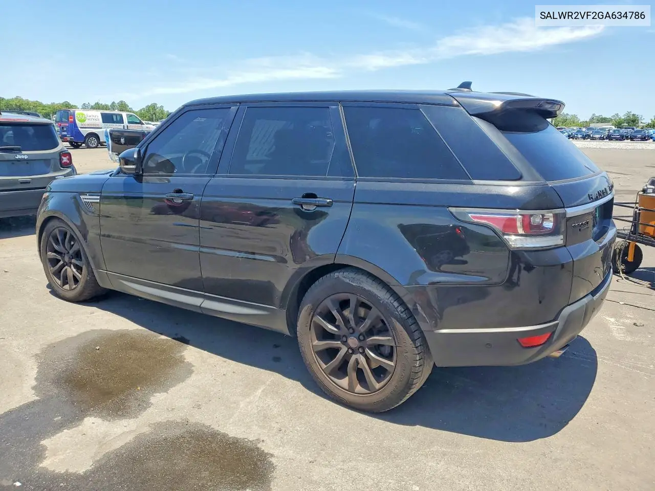 2016 Land Rover Range Rover Sport Hse VIN: SALWR2VF2GA634786 Lot: 55411006