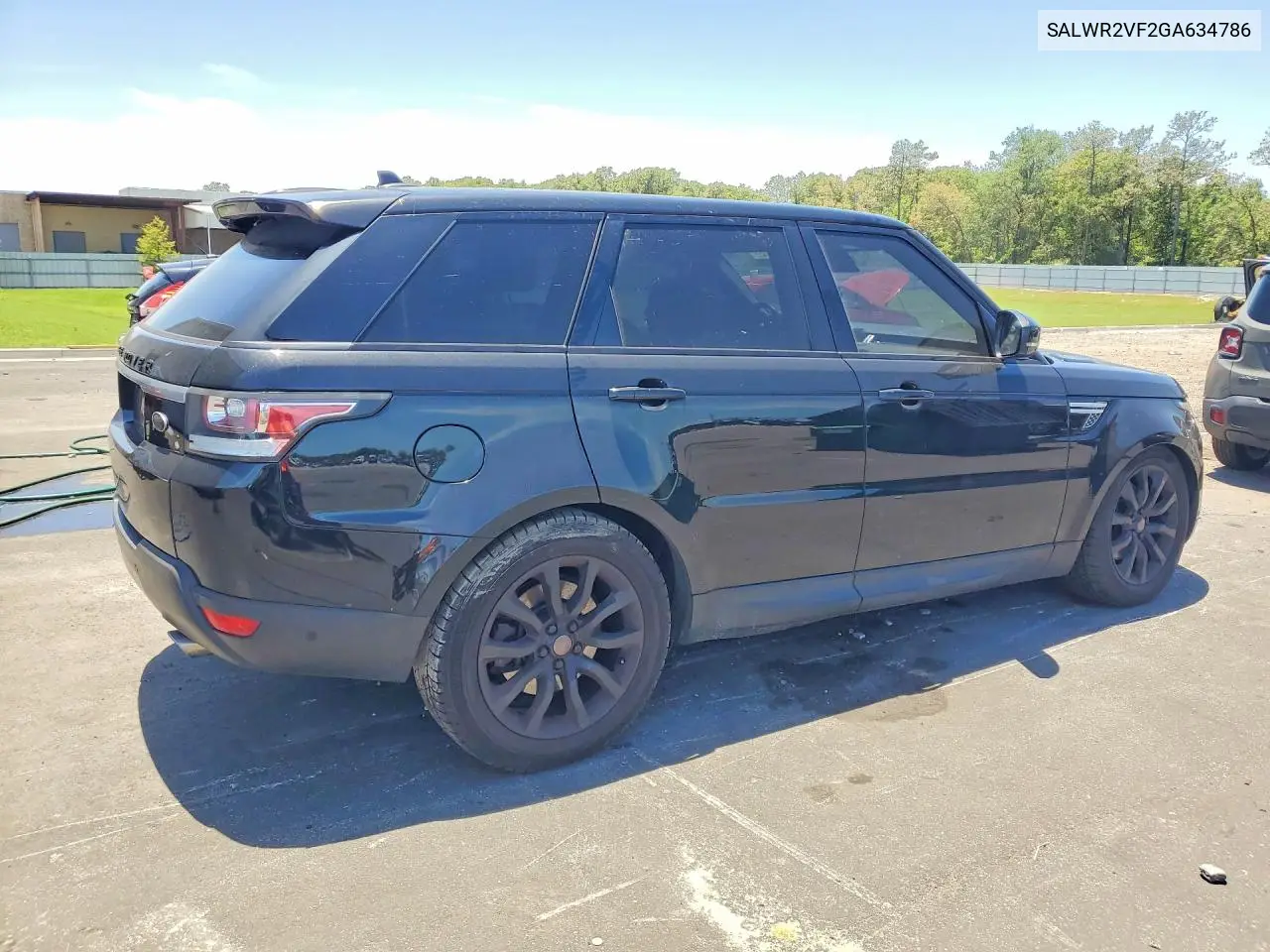 2016 Land Rover Range Rover Sport Hse VIN: SALWR2VF2GA634786 Lot: 55411006