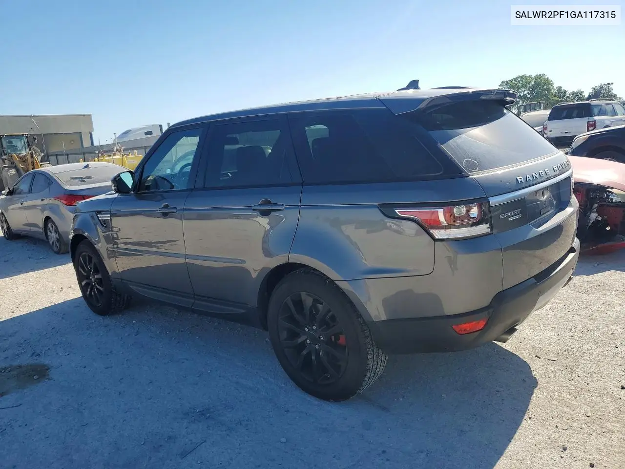 2016 Land Rover Range Rover Sport Hse VIN: SALWR2PF1GA117315 Lot: 55562206