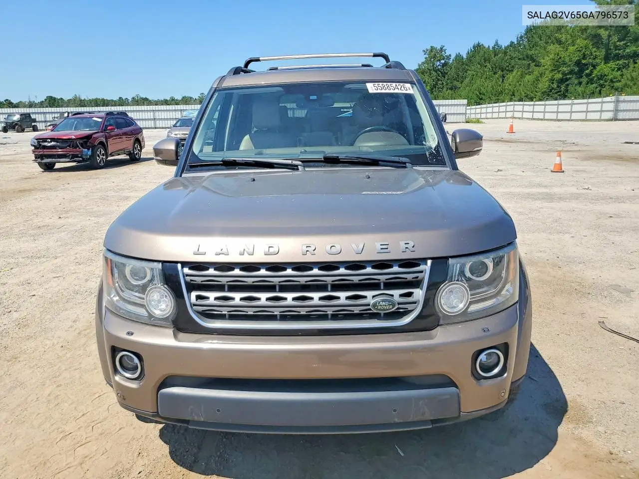 2016 Land Rover Lr4 Hse VIN: SALAG2V65GA796573 Lot: 55885426