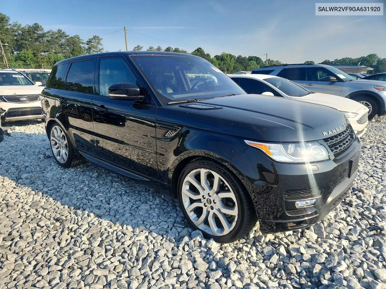 2016 Land Rover Range Rover Sport Hse VIN: SALWR2VF9GA631920 Lot: 56293636