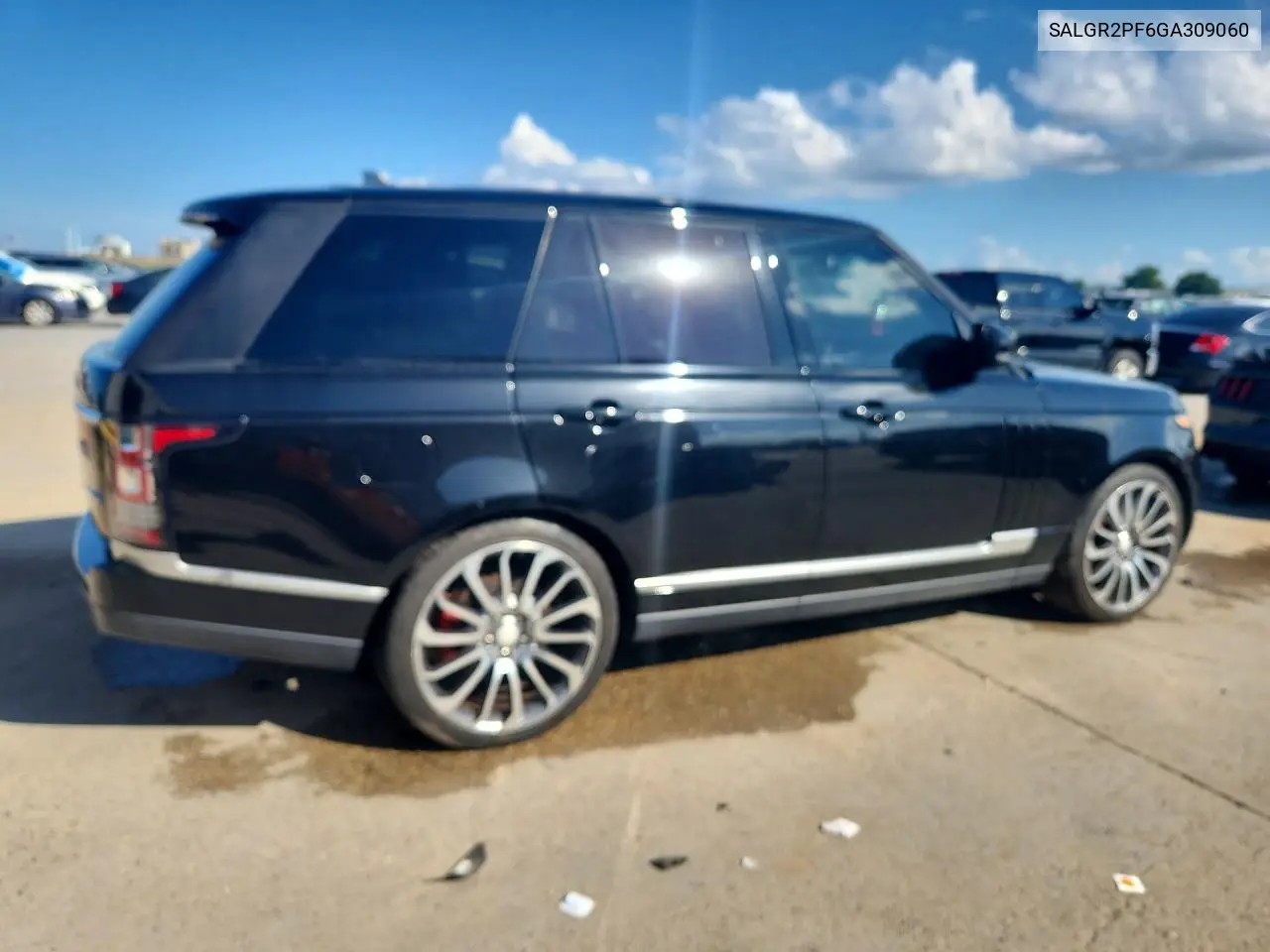 2016 Land Rover Range Rover VIN: SALGR2PF6GA309060 Lot: 56321726