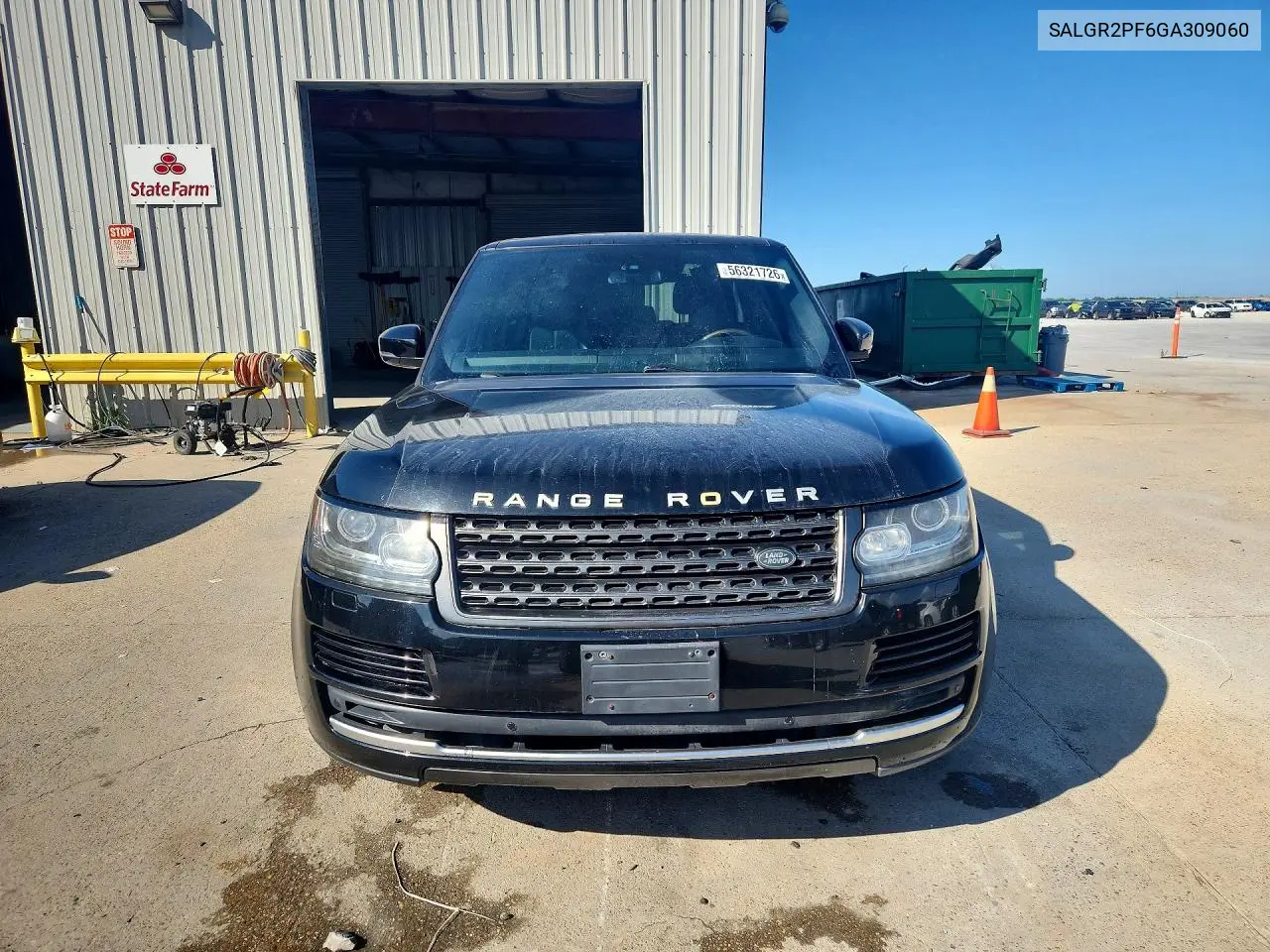 2016 Land Rover Range Rover VIN: SALGR2PF6GA309060 Lot: 56321726