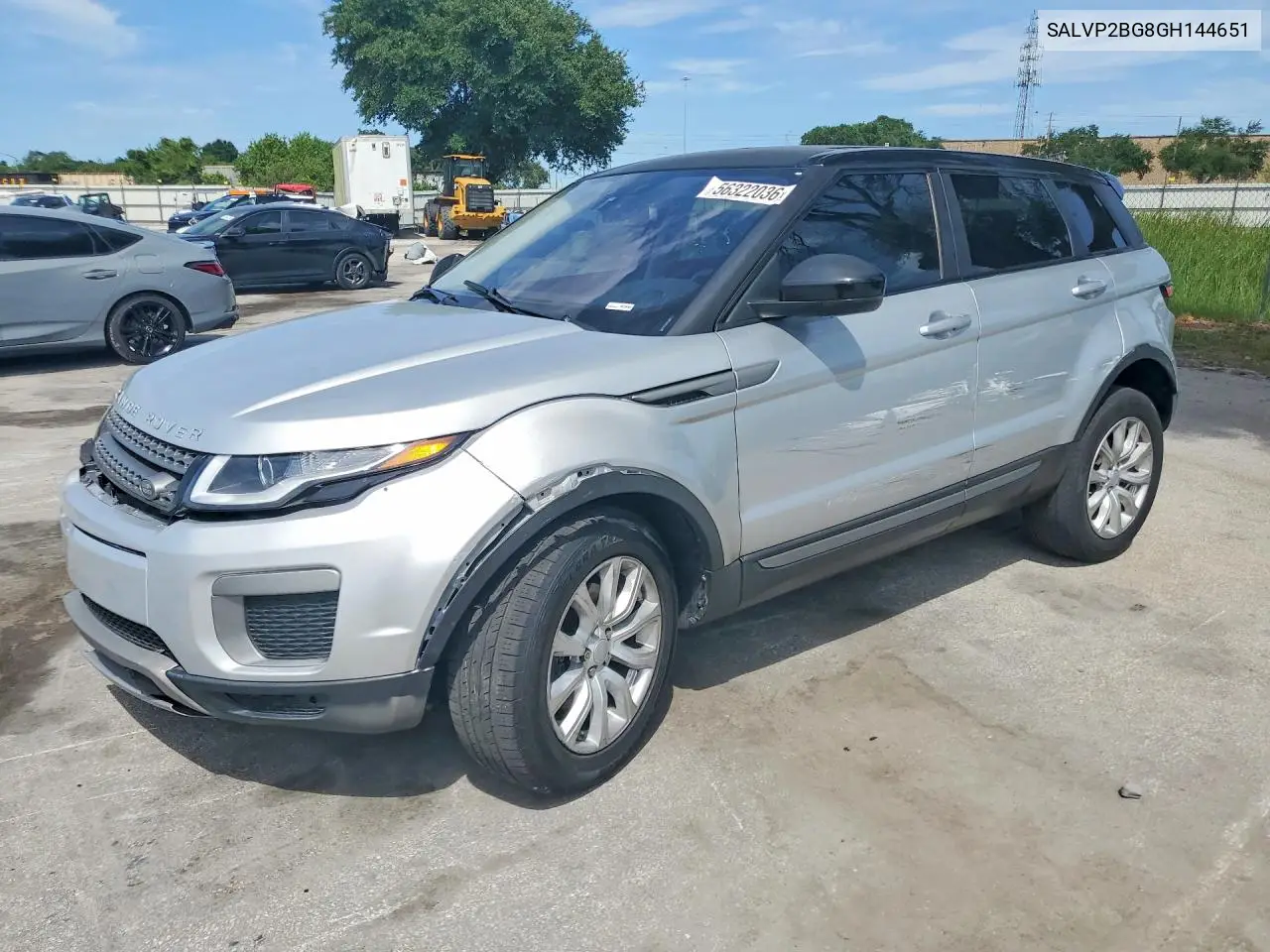 2016 Land Rover Range Rover Evoque Se VIN: SALVP2BG8GH144651 Lot: 56322036