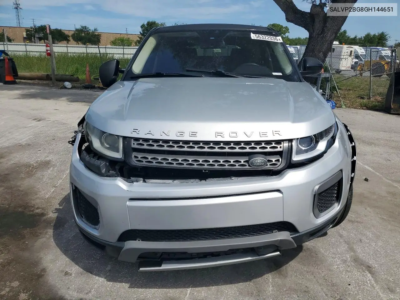 2016 Land Rover Range Rover Evoque Se VIN: SALVP2BG8GH144651 Lot: 56322036