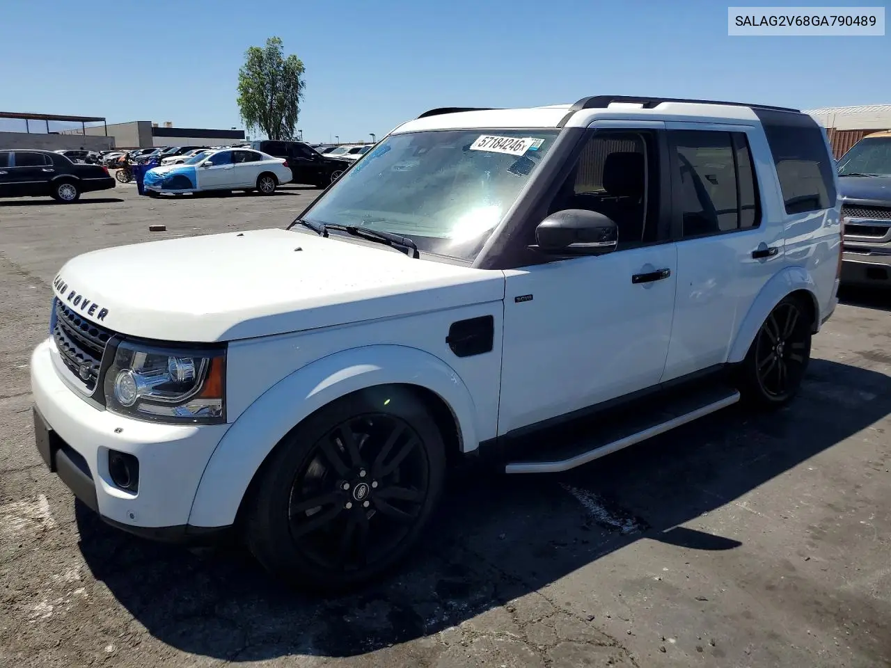 2016 Land Rover Lr4 Hse VIN: SALAG2V68GA790489 Lot: 57184246