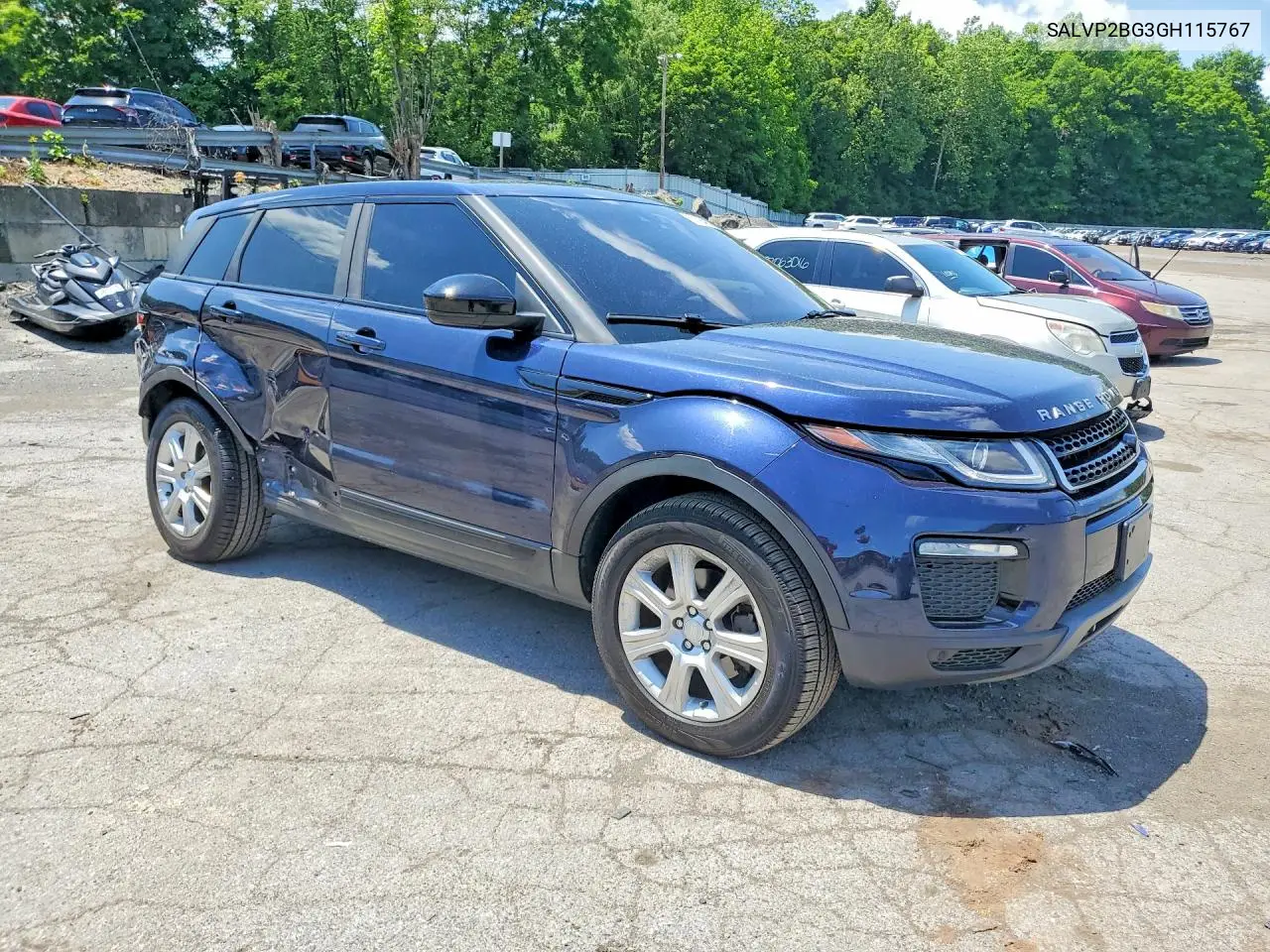 2016 Land Rover Range Rover Evoque Se VIN: SALVP2BG3GH115767 Lot: 57184836