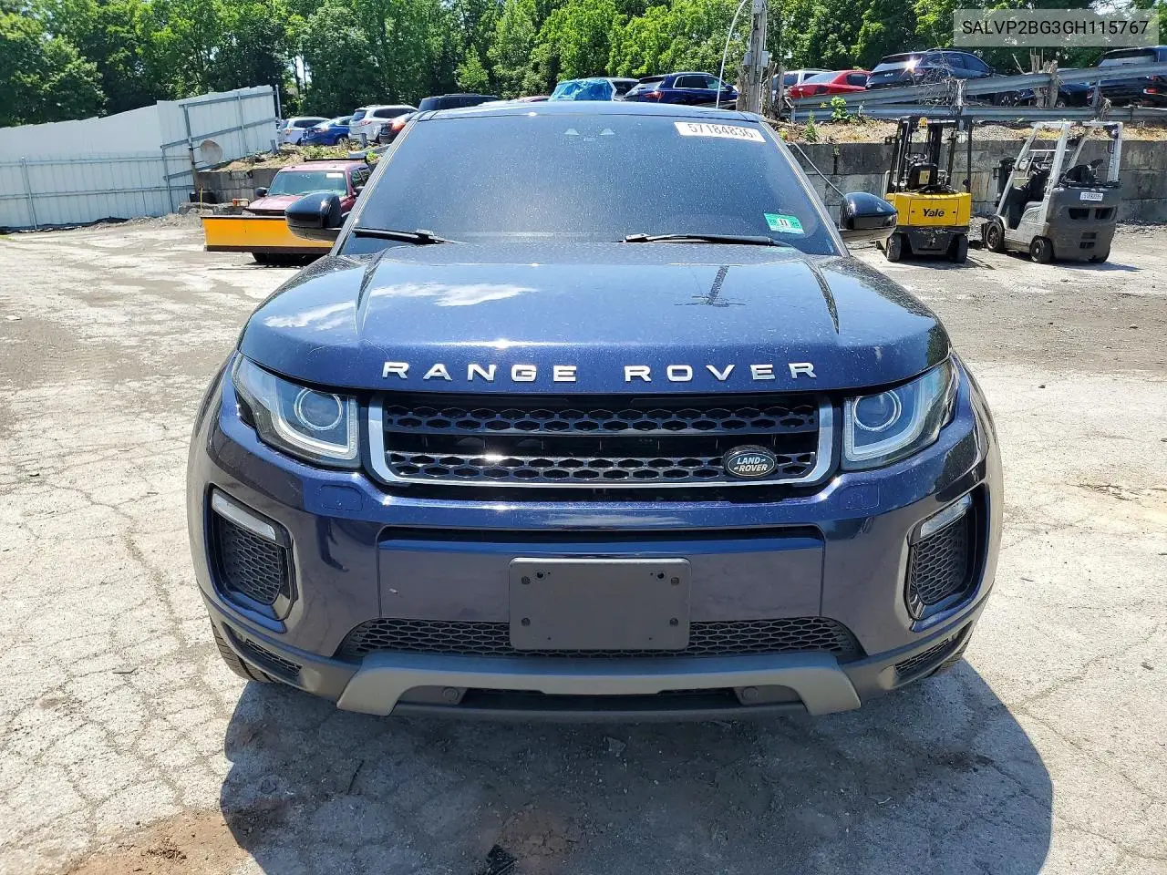 2016 Land Rover Range Rover Evoque Se VIN: SALVP2BG3GH115767 Lot: 57184836