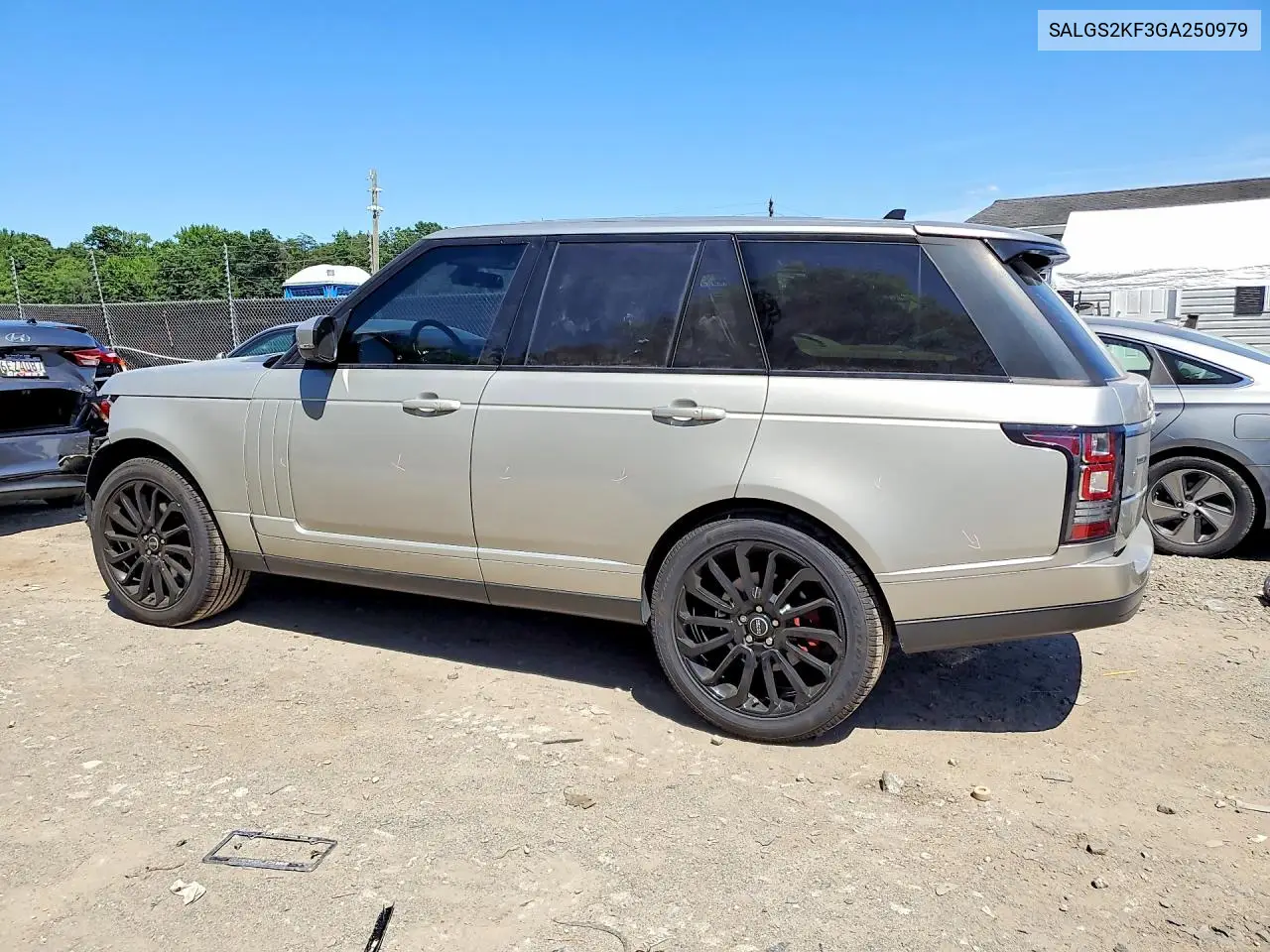 2016 Land Rover Range Rover Hse VIN: SALGS2KF3GA250979 Lot: 57208116