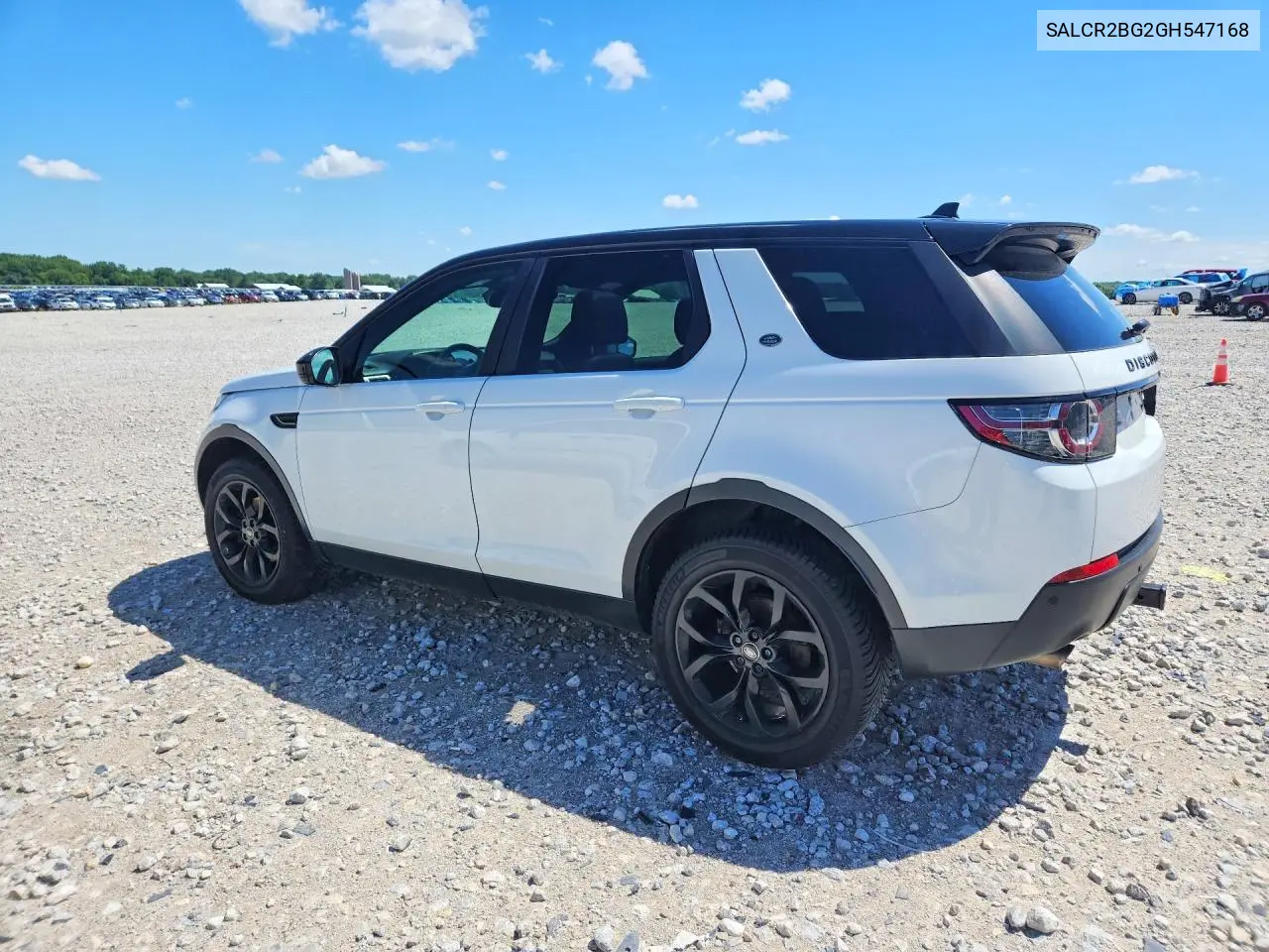2016 Land Rover Discovery Sport Hse VIN: SALCR2BG2GH547168 Lot: 57337936