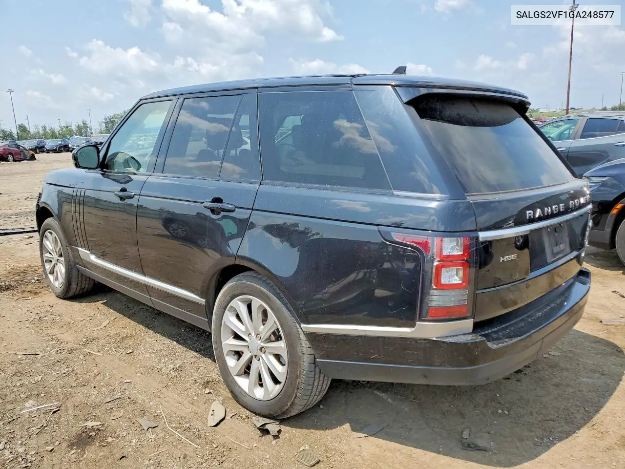 2016 Land Range Rove VIN: SALGS2VF1GA248577 Lot: 57560476
