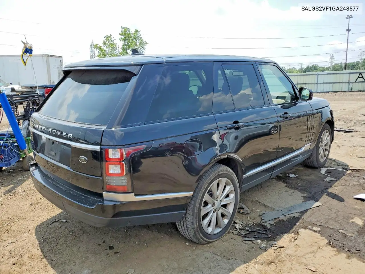 2016 Land Range Rove VIN: SALGS2VF1GA248577 Lot: 57560476