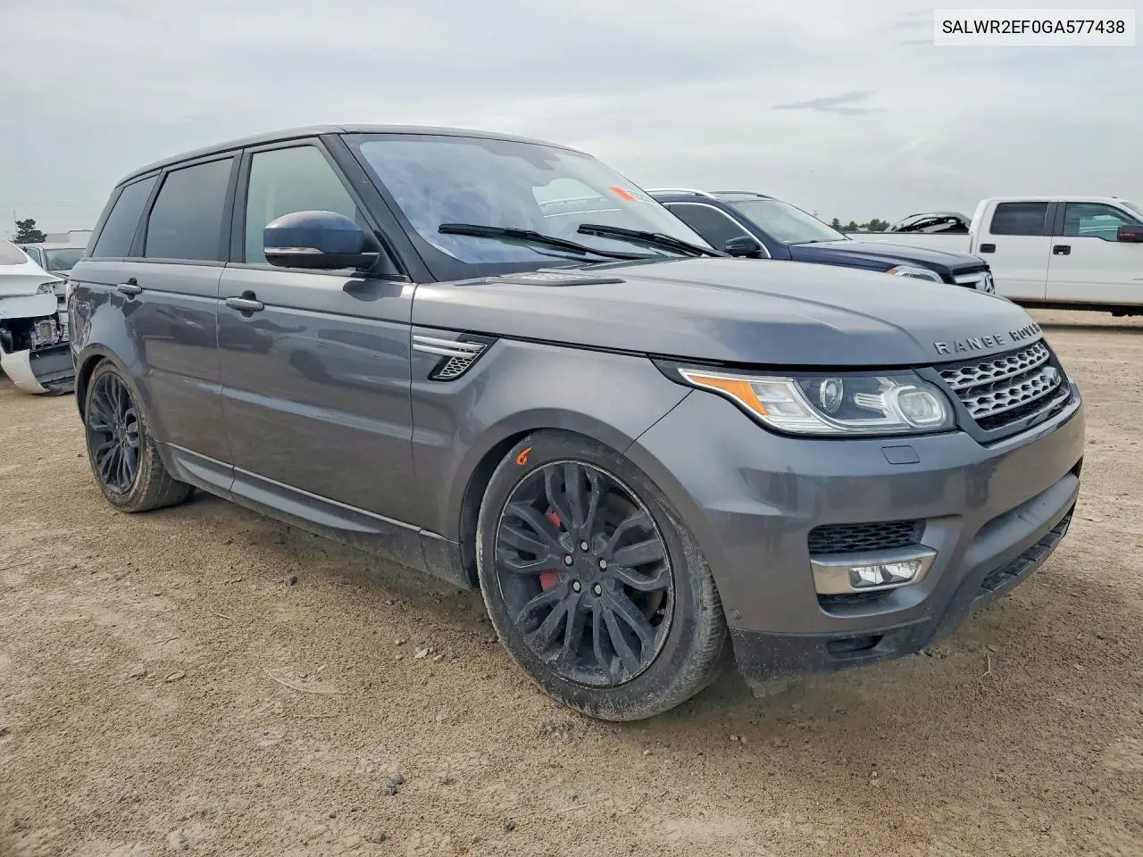 2016 Land Rover Range Rover Sport Supercharged VIN: SALWR2EF0GA577438 Lot: 58232896