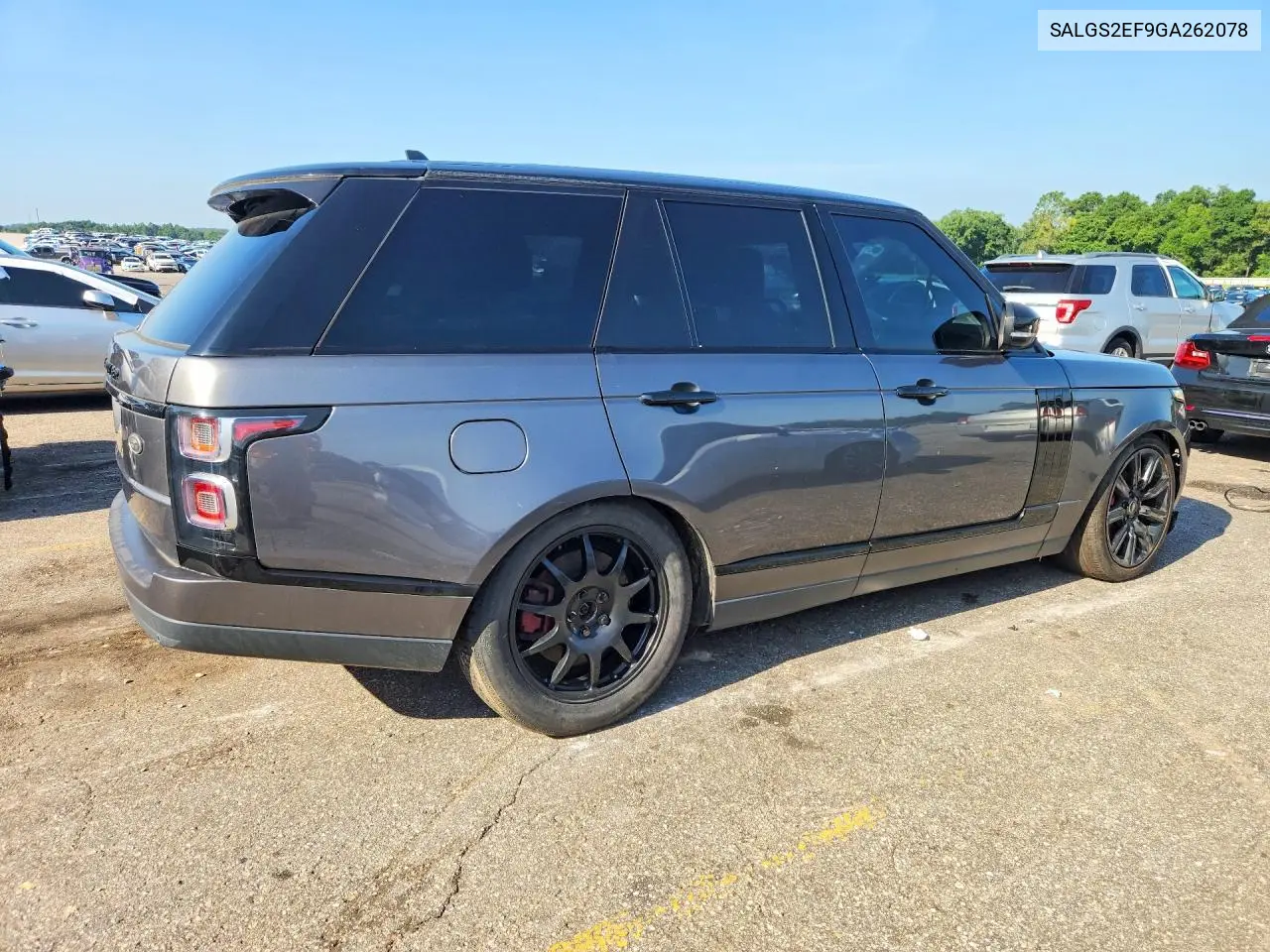 2016 Land Rover Range Rover Supercharged VIN: SALGS2EF9GA262078 Lot: 58387966