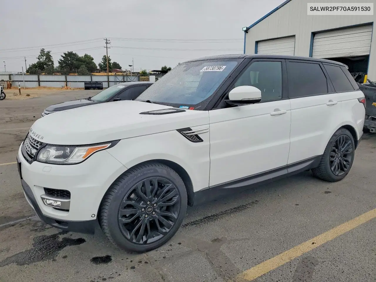 2016 Land Rover Range Rover Sport Hse VIN: SALWR2PF7GA591530 Lot: 58730796