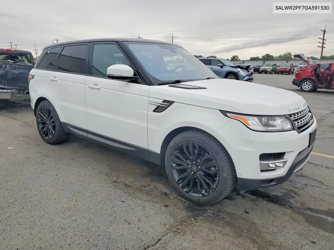 2016 Land Rover Range Rover Sport Hse VIN: SALWR2PF7GA591530 Lot: 58730796