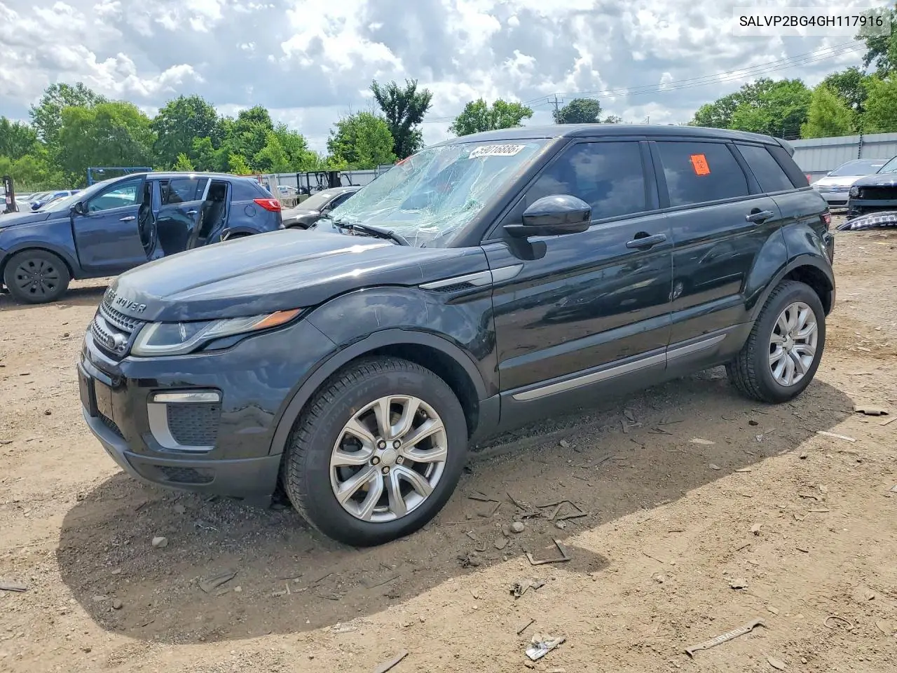 2016 Land Rover Range Rover Evoque Se VIN: SALVP2BG4GH117916 Lot: 59016886