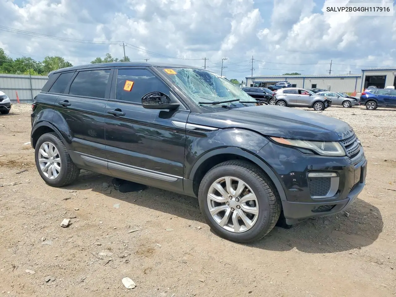 2016 Land Rover Range Rover Evoque Se VIN: SALVP2BG4GH117916 Lot: 59016886