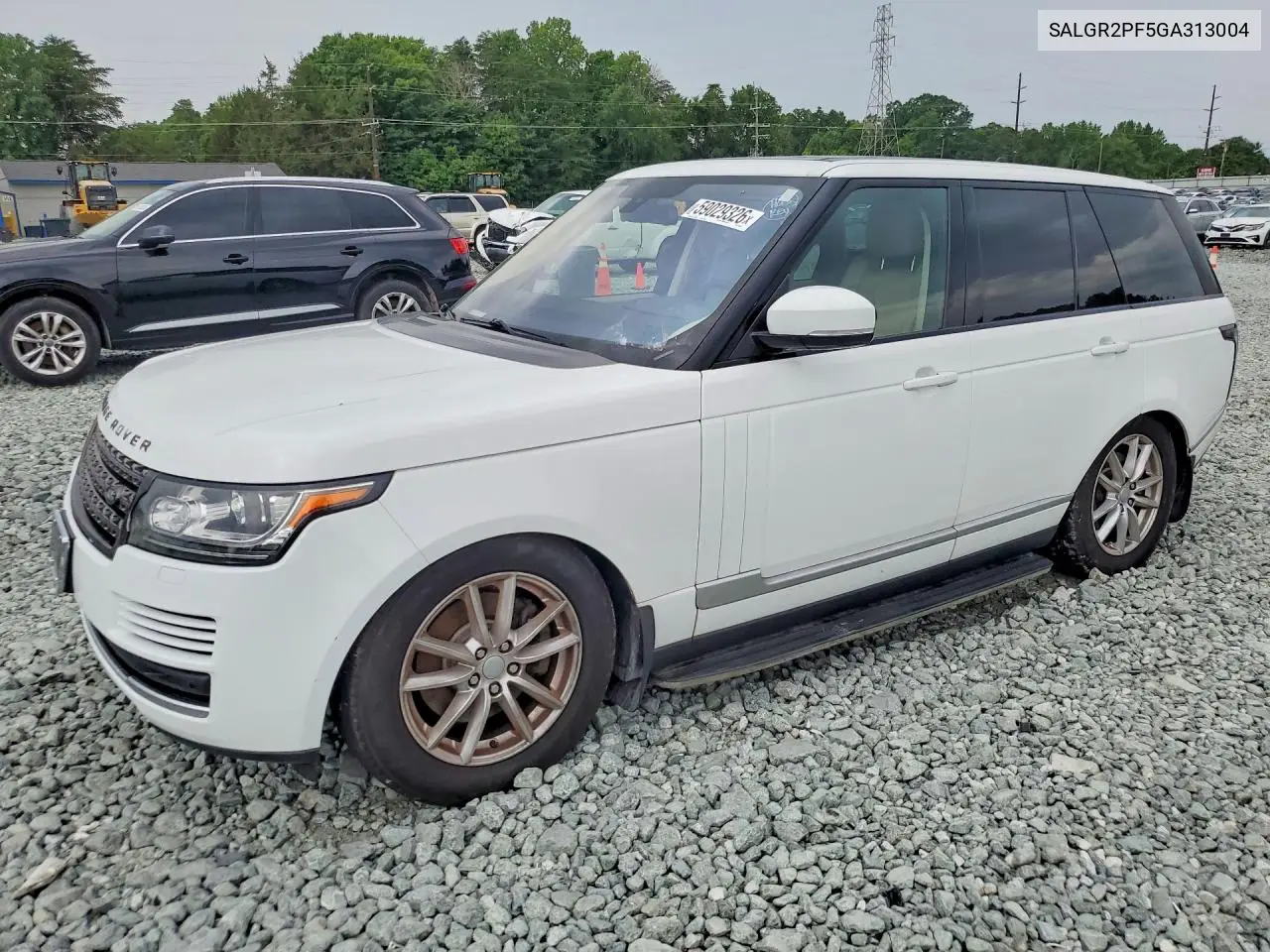 2016 Land Rover Range Rover VIN: SALGR2PF5GA313004 Lot: 59029326