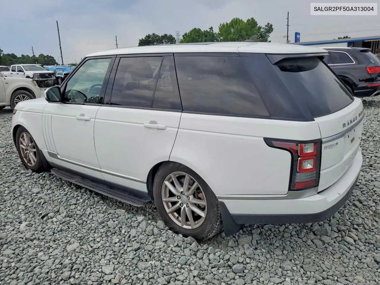 2016 Land Rover Range Rover VIN: SALGR2PF5GA313004 Lot: 59029326
