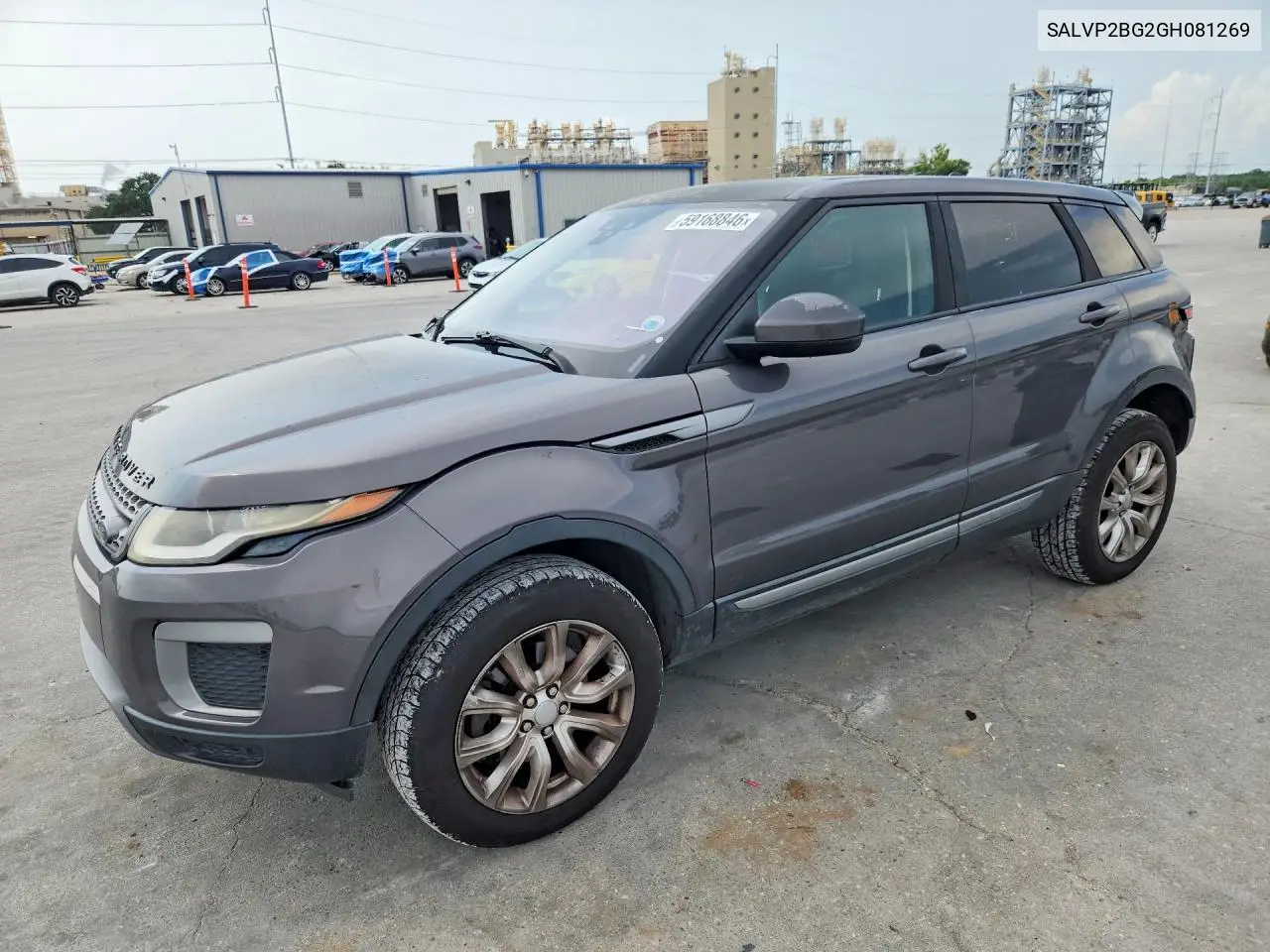 2016 Land Rover Range Rover Evoque Se VIN: SALVP2BG2GH081269 Lot: 59168846
