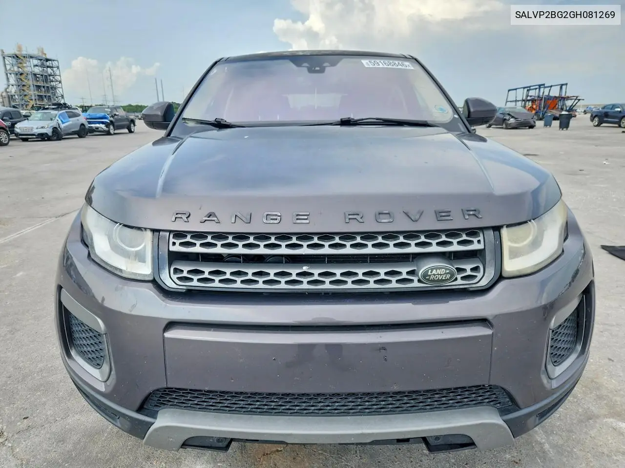 2016 Land Rover Range Rover Evoque Se VIN: SALVP2BG2GH081269 Lot: 59168846